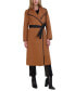 ფოტო #1 პროდუქტის Womens Wool Blend Belted Wrap Coat