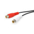 Фото #4 товара EQUIP Jack To RCA M/F cable 3.5 mm 2.5 m