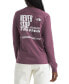 ფოტო #2 პროდუქტის Women's Cotton Brand Proud Long-Sleeve Top