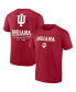 Фото #2 товара Men's Crimson Indiana Hoosiers Game Day 2-Hit T-shirt
