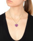 Фото #3 товара EFFY Collection eFFY® Ruby (4-3/4 ct. t.w.) & Diamond (1/3 ct. t.w.) Heart 18" Pendant Necklace in 14k Gold