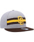Фото #4 товара Men's Gray, Brown San Diego Padres Band 9FIFTY Snapback Hat