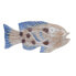 Фото #1 товара Декоративная фигура DKD Home Decor 40 x 5 x 18 cm Натуральный Синий Рыба Средиземноморье