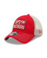 Фото #1 товара Men's Red and Natural Tampa Bay Buccaneers Devoted Trucker 9TWENTY Snapback Hat