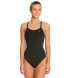 Фото #1 товара Nike Women's 242948 Solid Poly Lingerie Tank One Piece Black Swimsuit Size 24