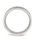 Stainless Steel Polished and Hammered 8mm Comfort Fit Band Ring