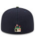 Фото #2 товара Men's Navy Chicago White Sox Sprouted 59FIFTY Fitted Hat