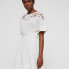 AllSaints Lise Dress Chalk White UK 8 US 4