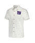 Фото #3 товара Men's NFL x Darius Rucker Collection by White New York Giants Woven Button-Up Shirt