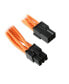 Фото #1 товара BitFenix 6-Pin PCIe Verlängerung 45cm - sleeved orange/schwarz