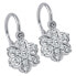 Children´s flower earrings with crystals 239 001 00904 07