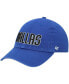 Фото #1 товара Men's '47 Royal Dallas Mavericks Clean Up Wordmark Adjustable Hat