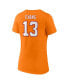 ფოტო #3 პროდუქტის Women's Mike Evans Orange Tampa Bay Buccaneers Player Icon Name and Number V-Neck T-shirt