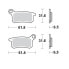 Фото #1 товара MOTO-MASTER GasGas/Husqvarna/KTM 094612 Sintered Brake Pads