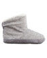 ფოტო #3 პროდუქტის Women's Microsuede and Heathered Knit Marisol Boot Slipper, Online Only