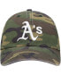 Фото #3 товара Men's Camo Oakland Athletics Team Clean Up Adjustable Hat