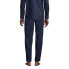 ფოტო #10 პროდუქტის Men's Tall Poplin Pajama Pants