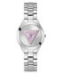 Guess Damen Armbanduhr TRI PLAQUE silber 34 mm GW0675L1