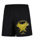 Men's Bruce Lee Black Dragon's Head Script Shorts