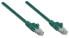 Фото #6 товара Intellinet Network Patch Cable - Cat6 - 2m - Green - CCA - U/UTP - PVC - RJ45 - Gold Plated Contacts - Snagless - Booted - Lifetime Warranty - Polybag - 2 m - Cat6 - U/UTP (UTP) - RJ-45 - RJ-45