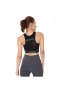 Фото #10 товара Спортивный женский топ Nike W Nk Df Swsh Ll Rundvsn Bra, черный, для тренировок, DD1101-010