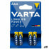 Фото #1 товара Батарейки Varta AAA LR03 1,5 V (10 штук)