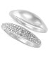 2-Pc. Set Crystal Pavé Ring, Created for Macy's