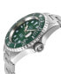ფოტო #2 პროდუქტის Men's Liguria Swiss Automatic Silver-Tone Stainless Steel Watch 42mm