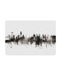 Фото #1 товара Холстовая картина Лиссабон Португалия Skyline Черно-белая от Trademark Global - 20" x 25"