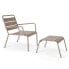 2er-Set Relaxsessel mit Hocker Palavas