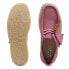 Фото #14 товара Clarks Wallabee Cup 26168664 Womens Pink Oxfords & Lace Ups Casual Shoes