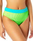 Фото #4 товара Salt & Cove Juniors' Colorblocked Bikini Bottoms, Created for Macy's