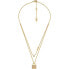 Колье Michael Kors Double Gold Plated Necklace