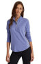 Фото #1 товара Lauren Ralph Lauren Women Jersey 1/4 Zip Pullover Top Blue Size M
