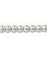 ფოტო #2 პროდუქტის Bead Anchor Charm Bracelet in Silver Plate