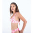 HURLEY Flower Scrunch Max Soft Strap Bikini Top