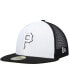 ფოტო #1 პროდუქტის Men's White, Black Pittsburgh Pirates 2023 On-Field Batting Practice 59FIFTY Fitted Hat
