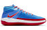 Фото #3 товара Кроссовки баскетбольные Nike KD 13, средние, устойчивые к скольжению и износу, унисекс, сине-красно-желтого цвета.
