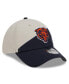 Фото #4 товара Men's Cream, Navy Chicago Bears 2023 Sideline Historic 39THIRTY Flex Hat