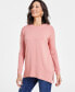 Фото #1 товара Women's Side-Vent Tunic, Created for Macy's