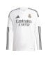 Men's White Real Madrid 2024/25 Home Replica Long Sleeve Jersey Белый, 3XL - фото #2