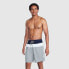 Speedo Men's 7" Tri-Colorblock Swim Shorts - Gray/White/Navy Blue S