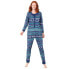 Фото #1 товара Plus Size Holiday Print Onesie Pajama