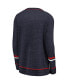 ფოტო #4 პროდუქტის Women's Navy and Red Washington Wizards Dreams Sleeve Stripe Speckle Long Sleeve T-shirt