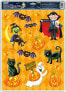 Dekoracja świąteczna MFP paper naklejka halloween brokat HA001 30x42cm 1041940