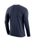 Фото #2 товара Men's Navy USA Basketball Core Long Sleeve T-Shirt