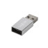 LogiLink AU0056 - USB Type-C - USB 3.2 Gen 1 (3.1 Gen 1) - Female - Silver - Male - Female