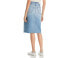 Re/Done 303520 Womens Mid Length Denim Skirt Size 26