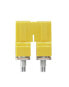 Weidmüller WQV 10/2 - Cross-connector - 50 pc(s) - Polyamide - Yellow - -60 - 130 °C - V0