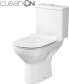 Фото #2 товара Zestaw kompaktowy WC Cersanit City 67 cm cm biały (K35-037)